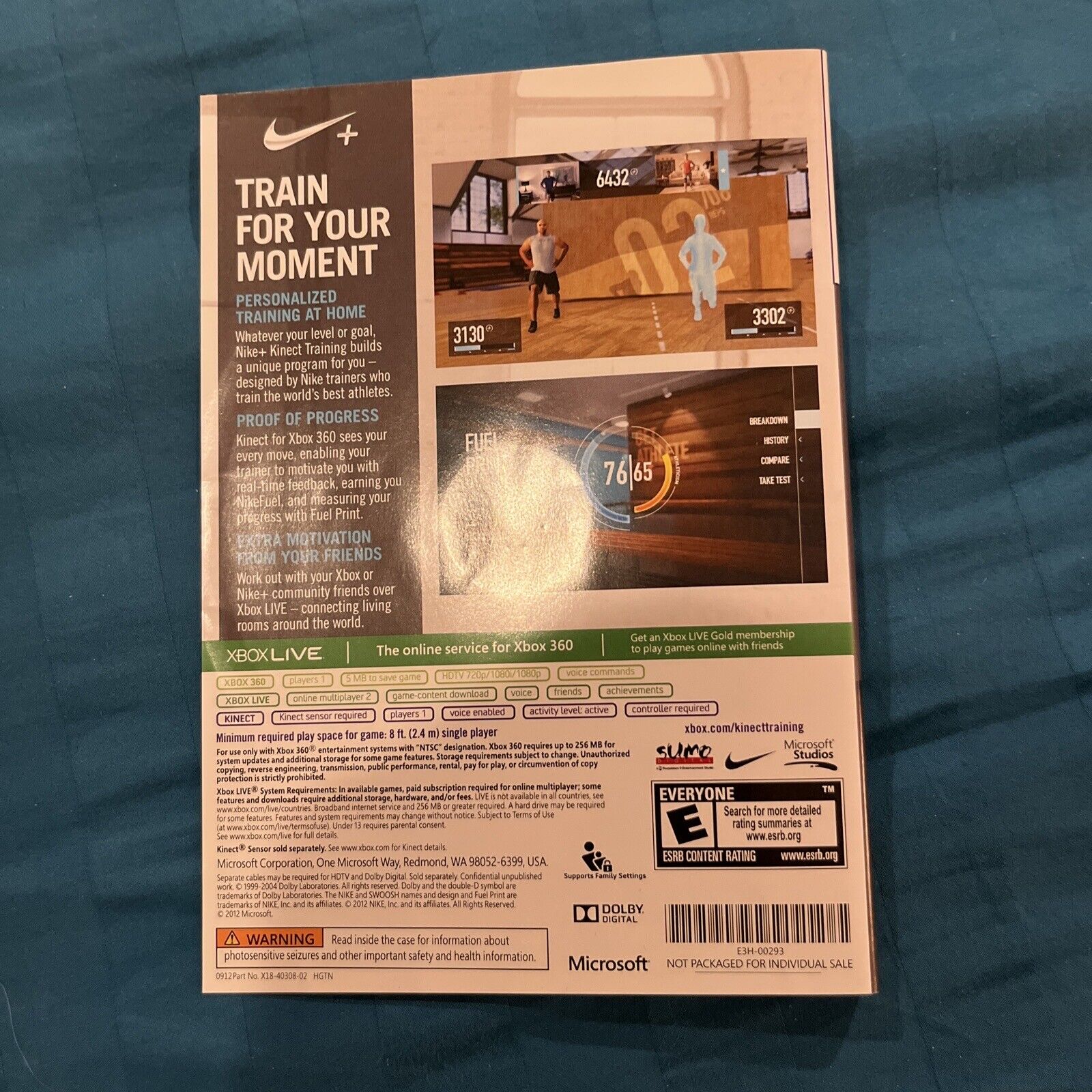Nike Plus Kinect Training (Xbox 360) - Video Game - VERY GOOD