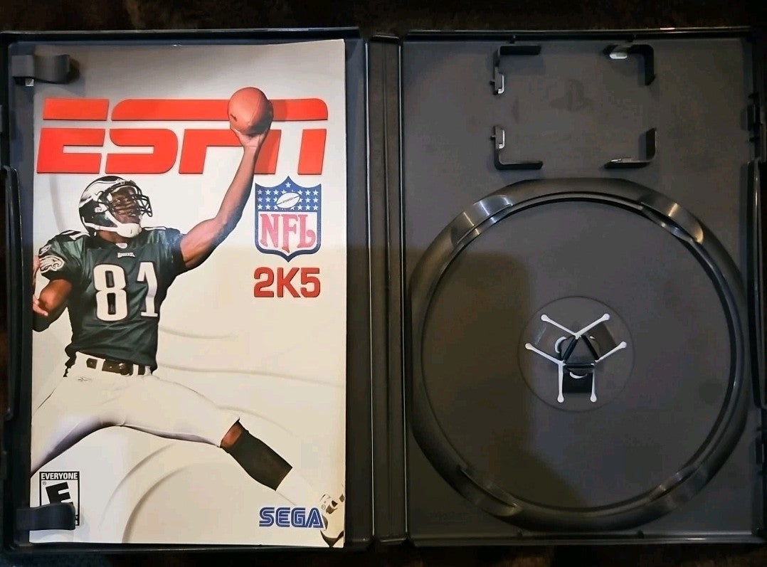 ESPN NFL 2K5 (PlayStation 2, 2004) No Game. Case. Artwork. Manual ONLY