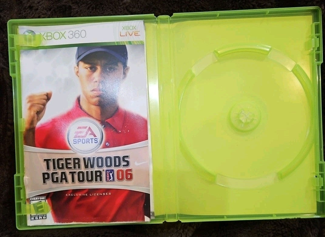 Tiger Woods PGA Tour 2006 (XBox 360) No Game. Case + Artwork + Manual