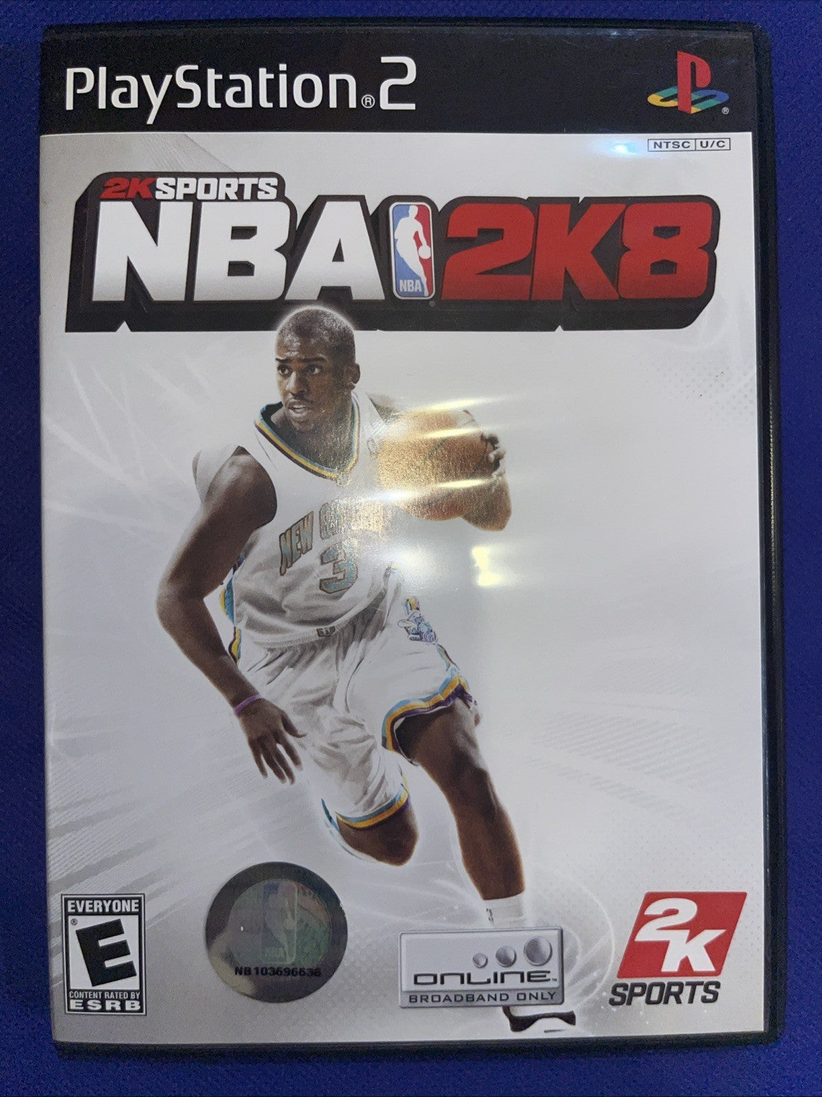 NBA 2K8 (PS2) Original Case + Manual + Tested Disc