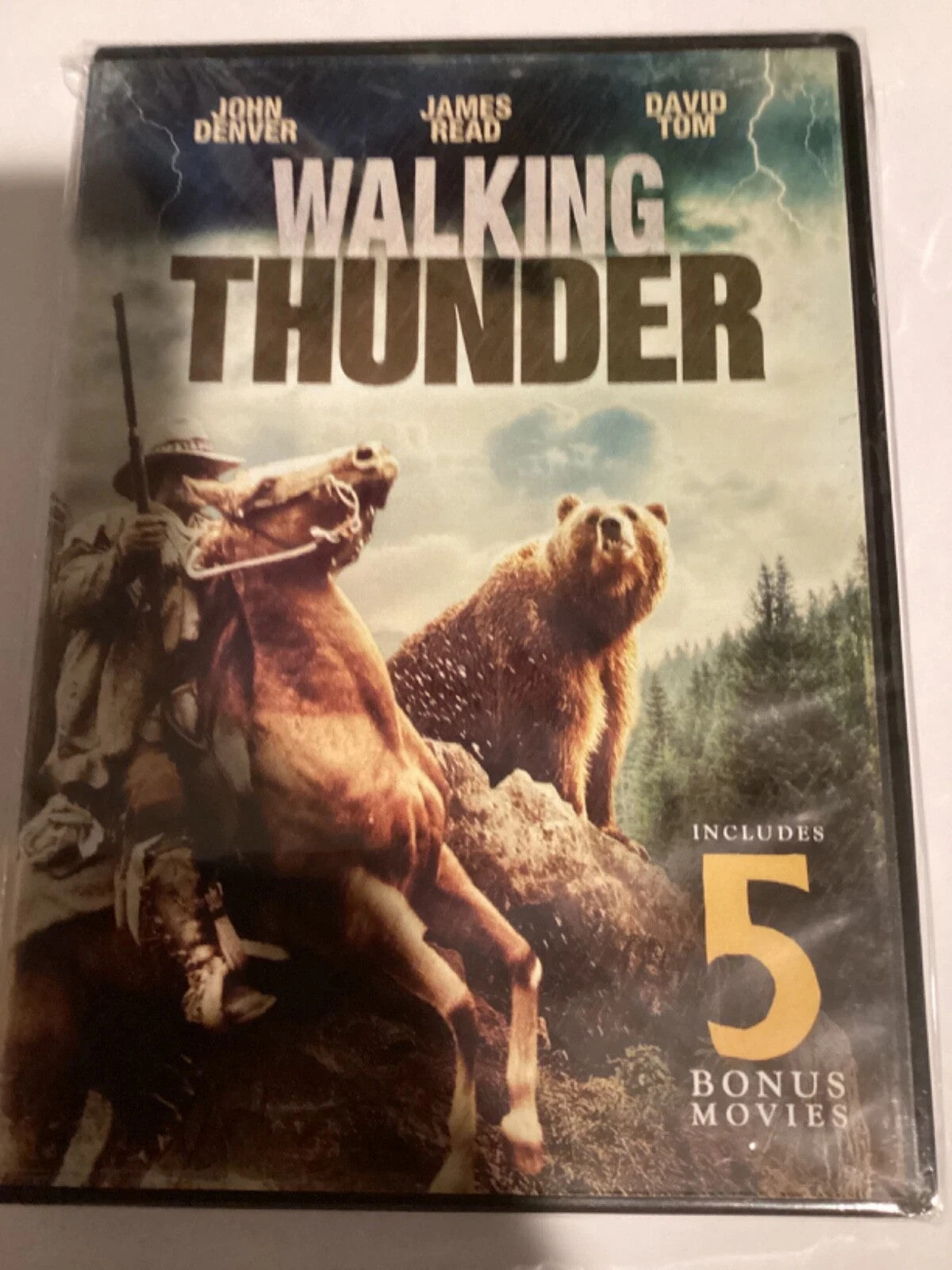 Walking Thunder (DVD, 2016) John Denver - James Read + You Get 5 Bonus Movies