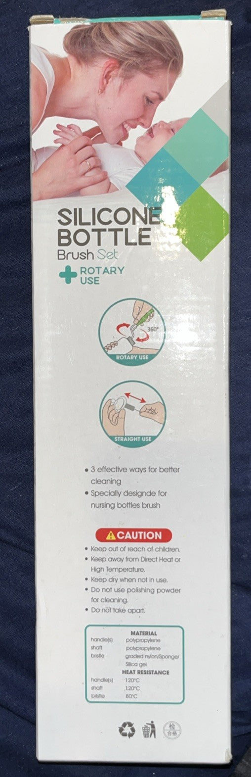 Silicon Bottle Brush Set 7-Piece