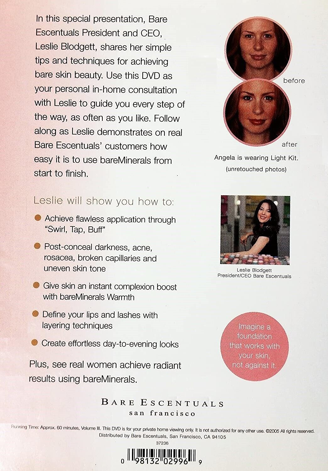 bareMinerals How-to: Leslie' Guide to Healthy, Radian Bare Skin (DVD) 