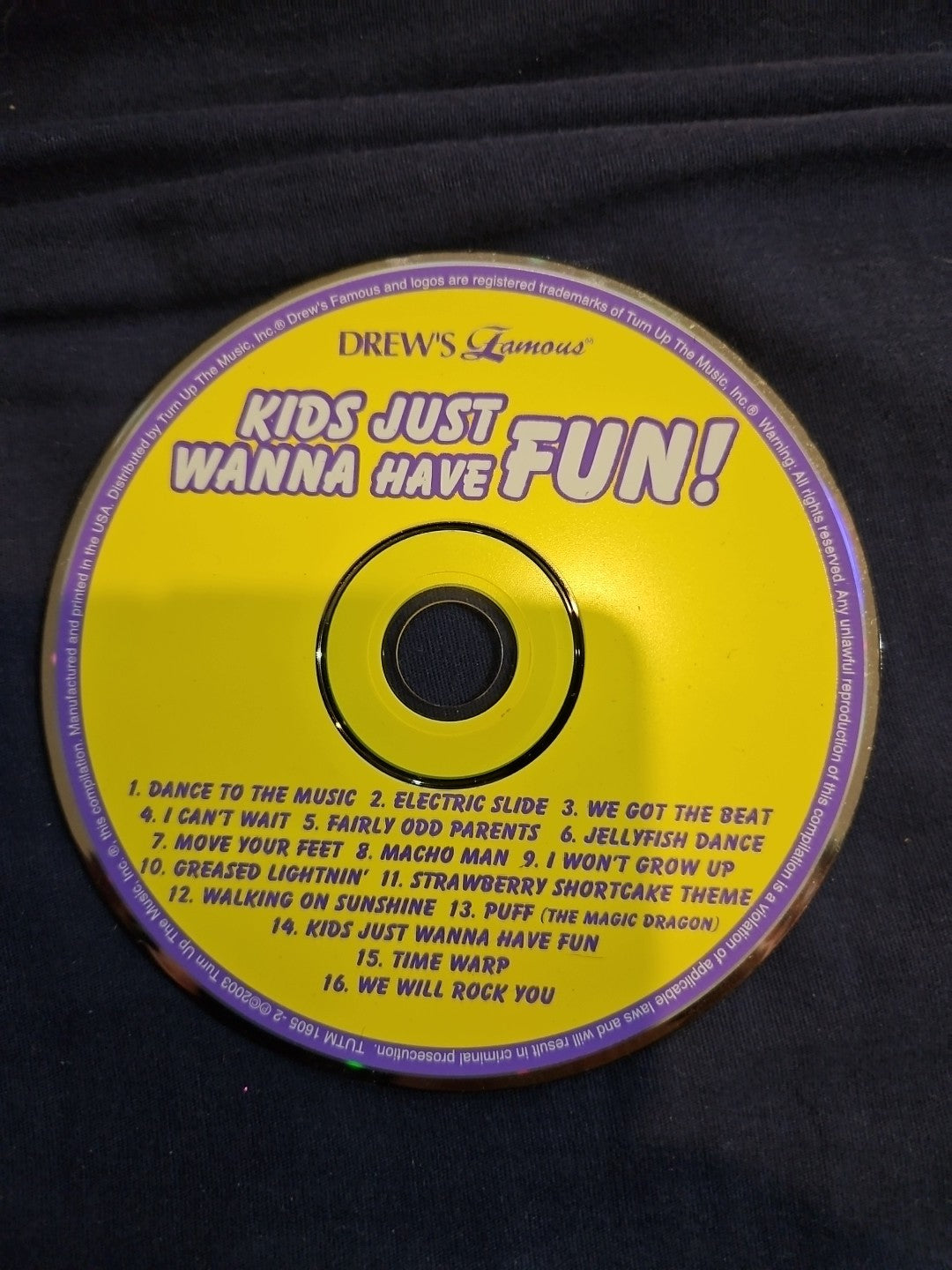 Drew's Famous Kids Just Wanna Have Fun (CD) Disc Only