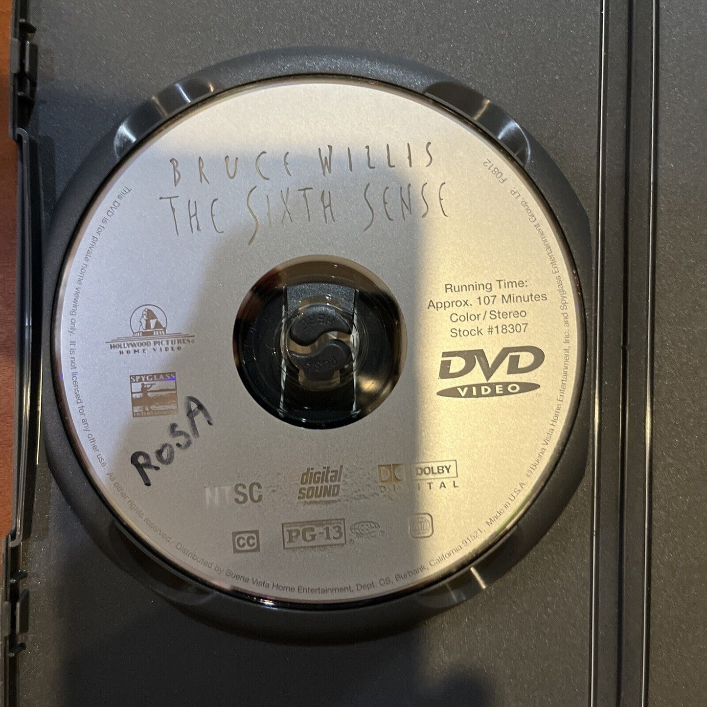 The Sixth Sense (DVD, 1999) Tested. New Casr