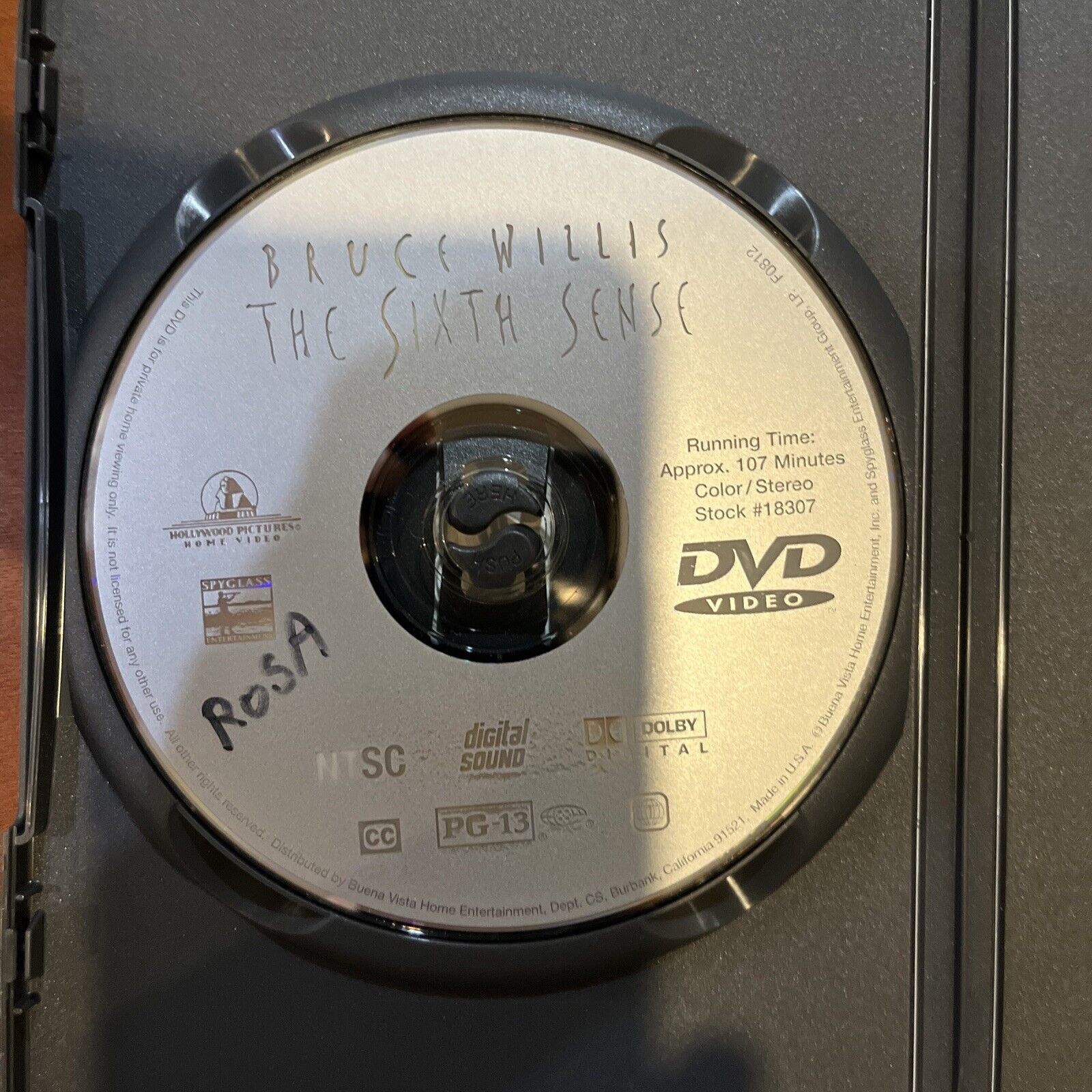 The Sixth Sense (DVD, 1999) Tested. New Casr