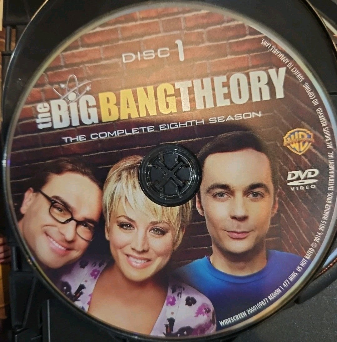 The Big Bang Theory: the Complete Eighth Season (DVD, 2014) Sealed
