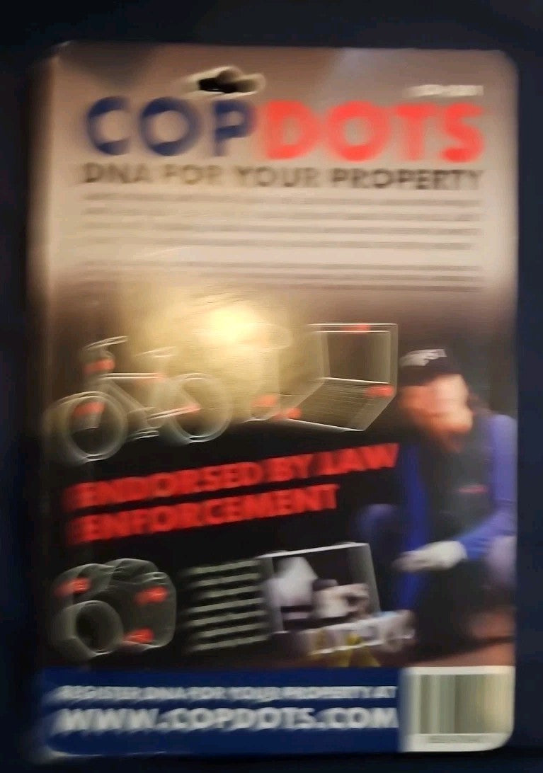 COPDOTS Cop Dots Sticker Dispenser Pens - DNA For Your Property - CD-1301 NEW!