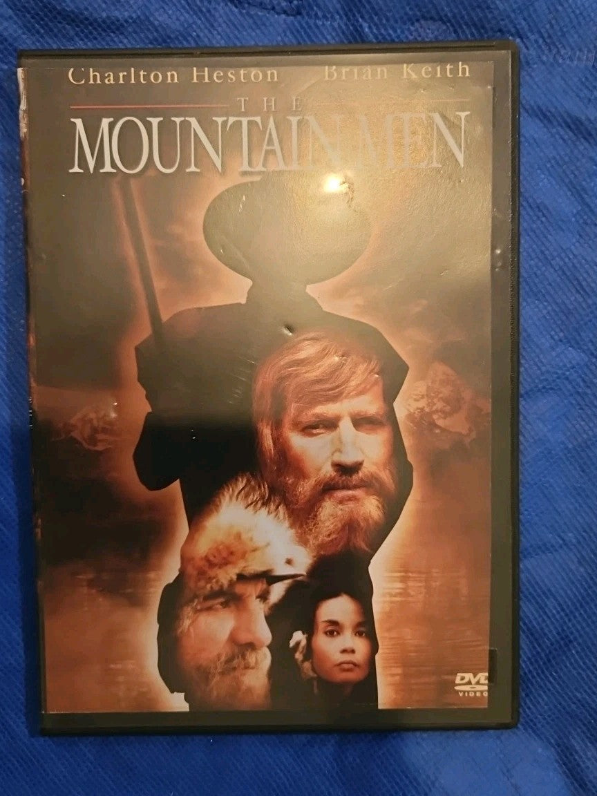 The Mountain Men (DVD, 1980) Slimcase. Artwork Cropped. Tested
