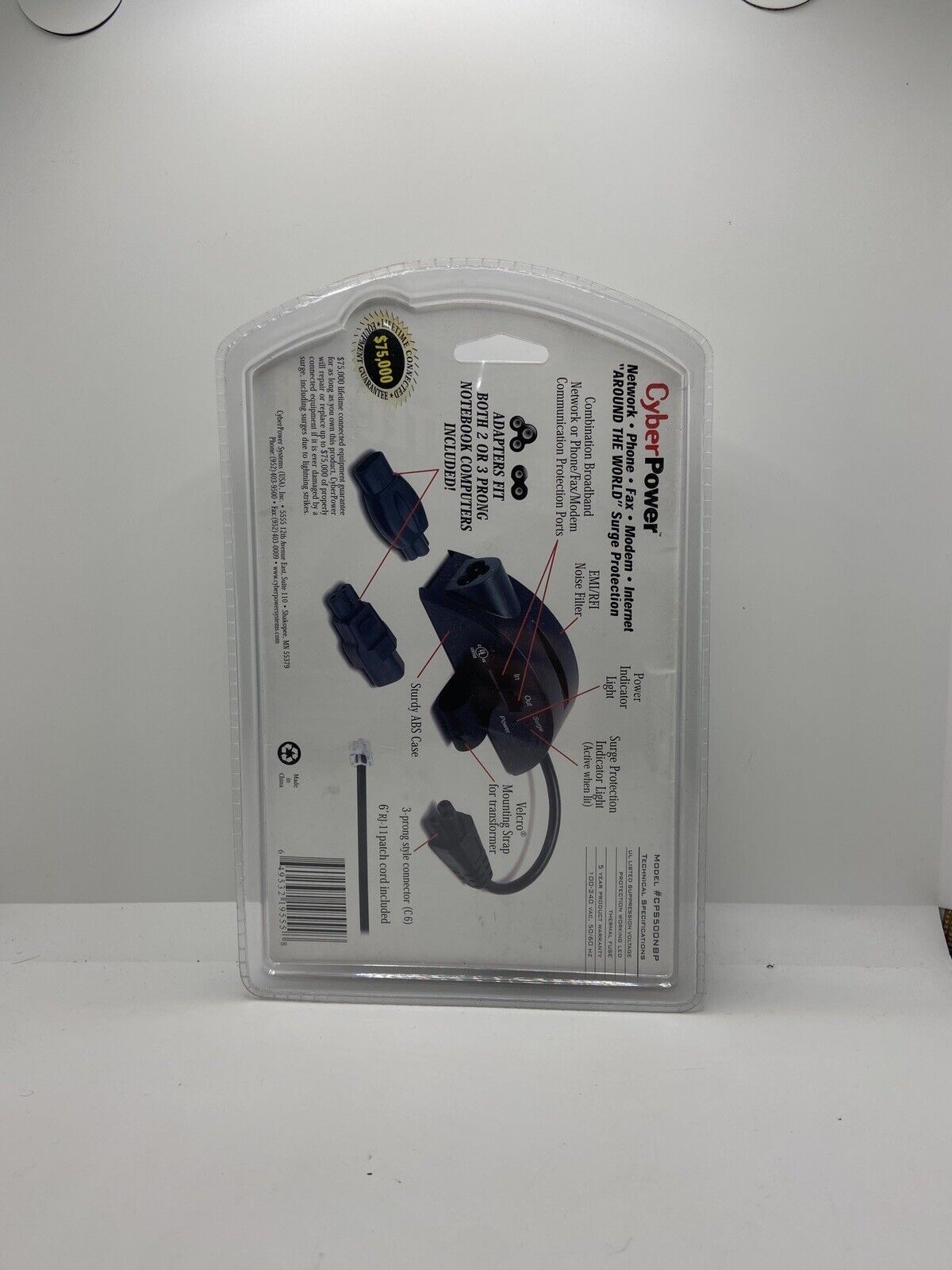 CyberPower CPS500NBP Surge Protector