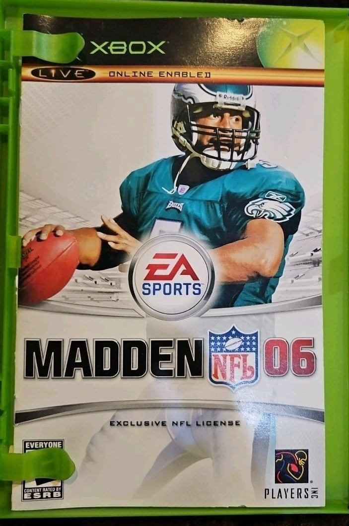 Madden NFL 06 (Microsoft Xbox, 2005) Tested. No Scratches. New Case