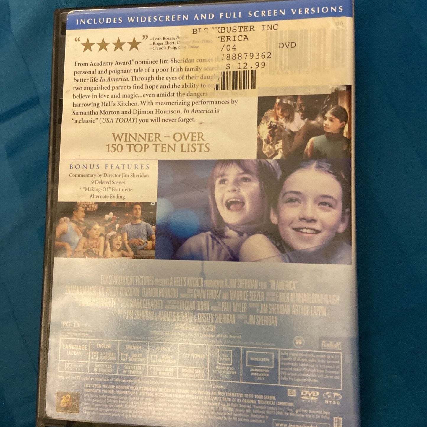In America (DVD, 2004, Widescreen/Pan & Scan)