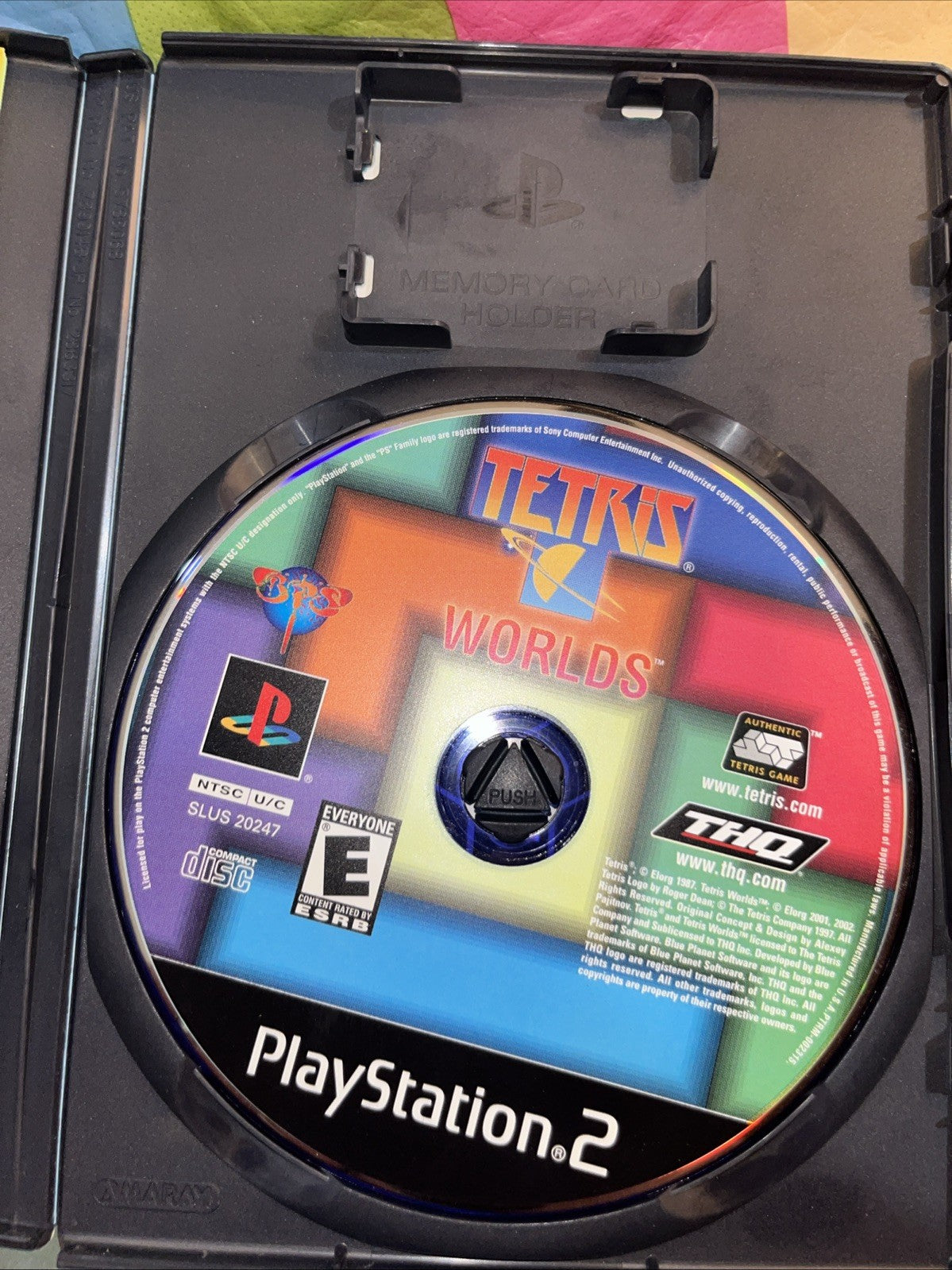 Tetris Worlds (Sony PlayStation 2, 2002) CIB W/Manual. Tested Original Case