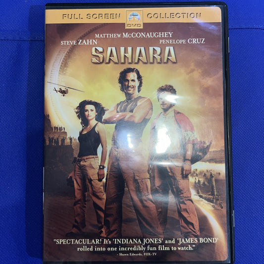 Sahara (DVD, 2005, Full Frame)