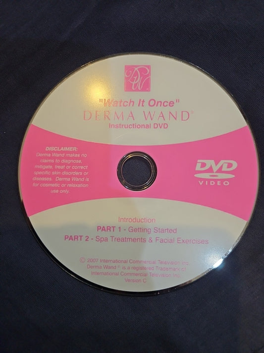 Watch It Once Derma Wand Instructional (DVD) Disc Only