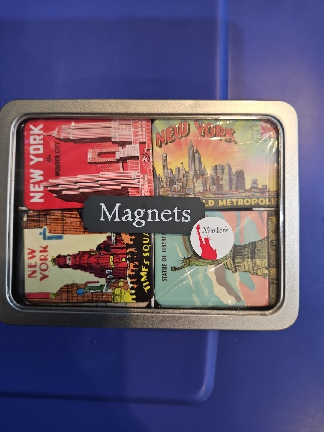 Cavallini Boxed Set of New York Magnets. 24 Magnets