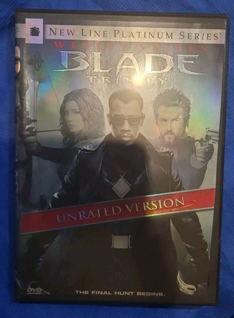 Blade: Trinity (DVD, 2004) Slimcase. Artwork Cropped. Tested