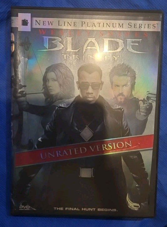 Blade: Trinity (DVD, 2004) Slimcase. Artwork Cropped. Tested