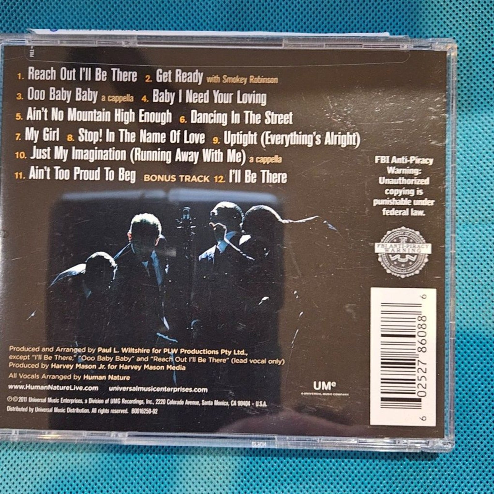 Autographed - Human Nature: The Motown Record (DVD). Tested. No Scratches. 