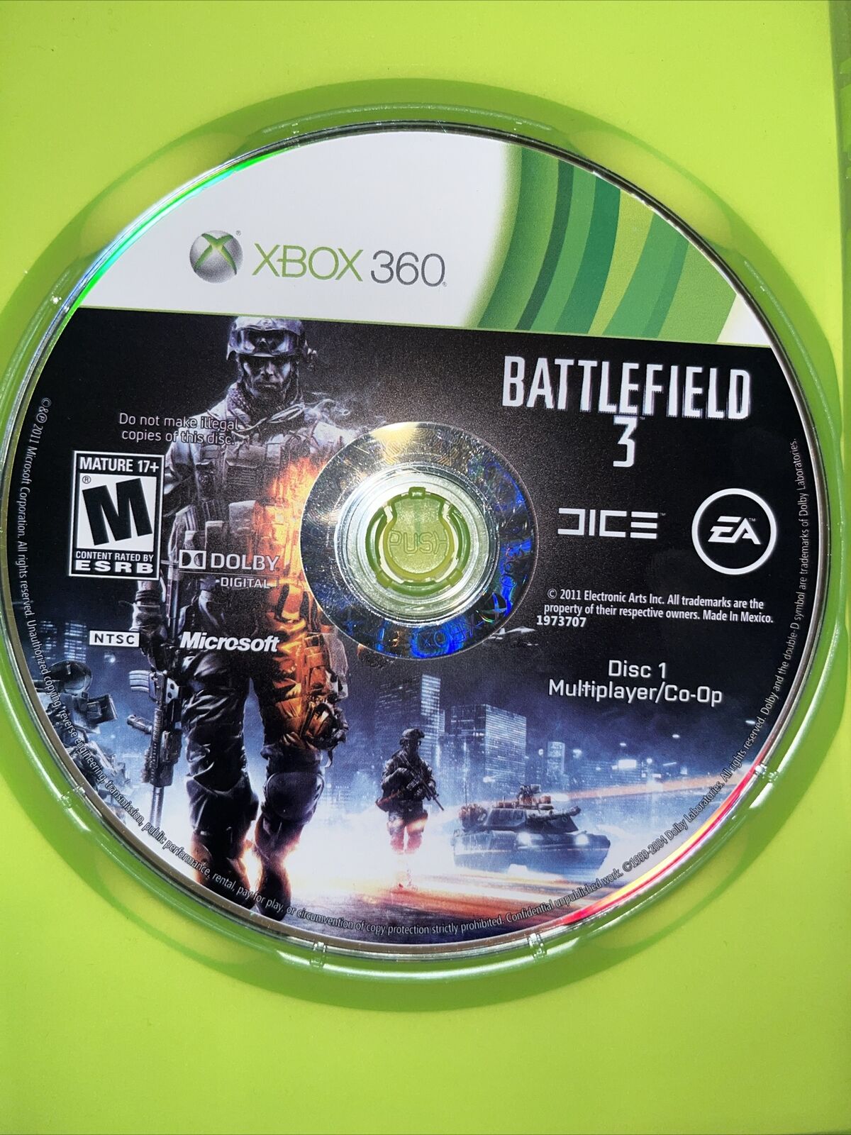 Battlefield 3 (Microsoft Xbox 360, 2011)