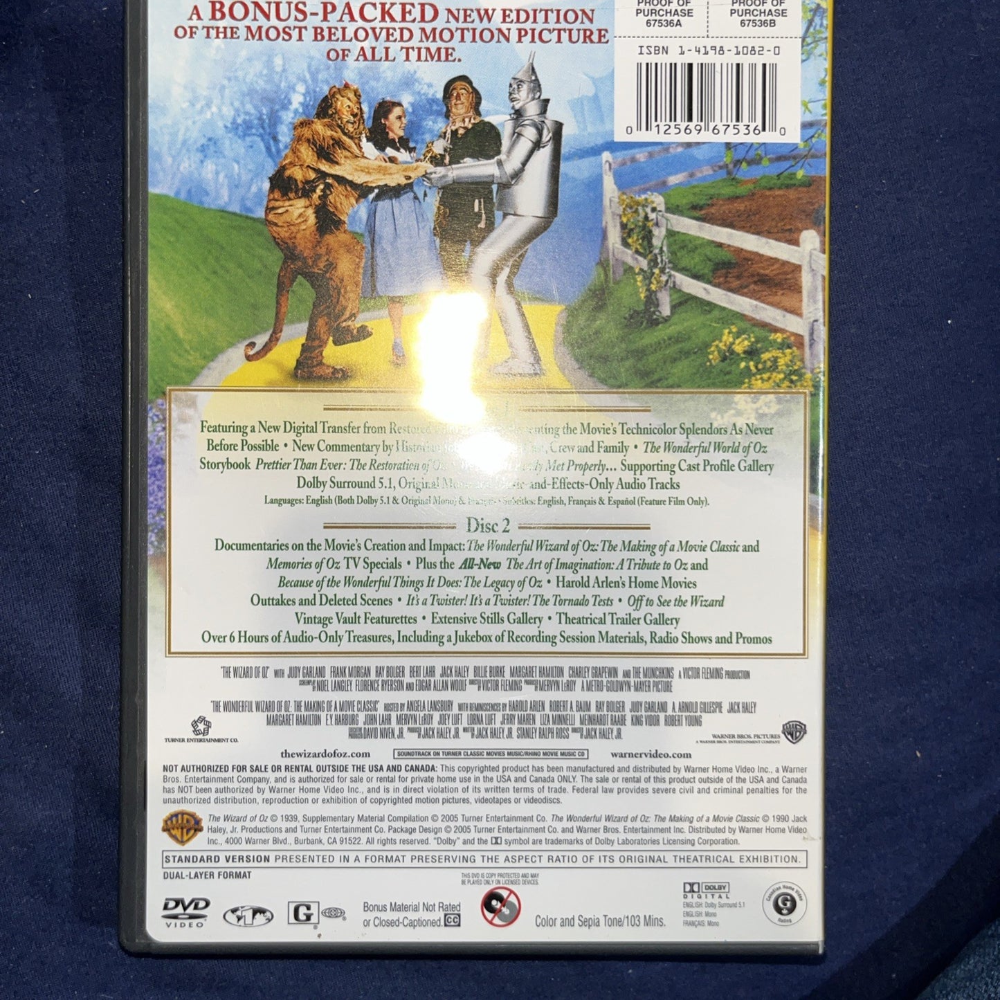 The Wizard of Oz (DVD, 2005, 2-Disc Set, Special Edition)
