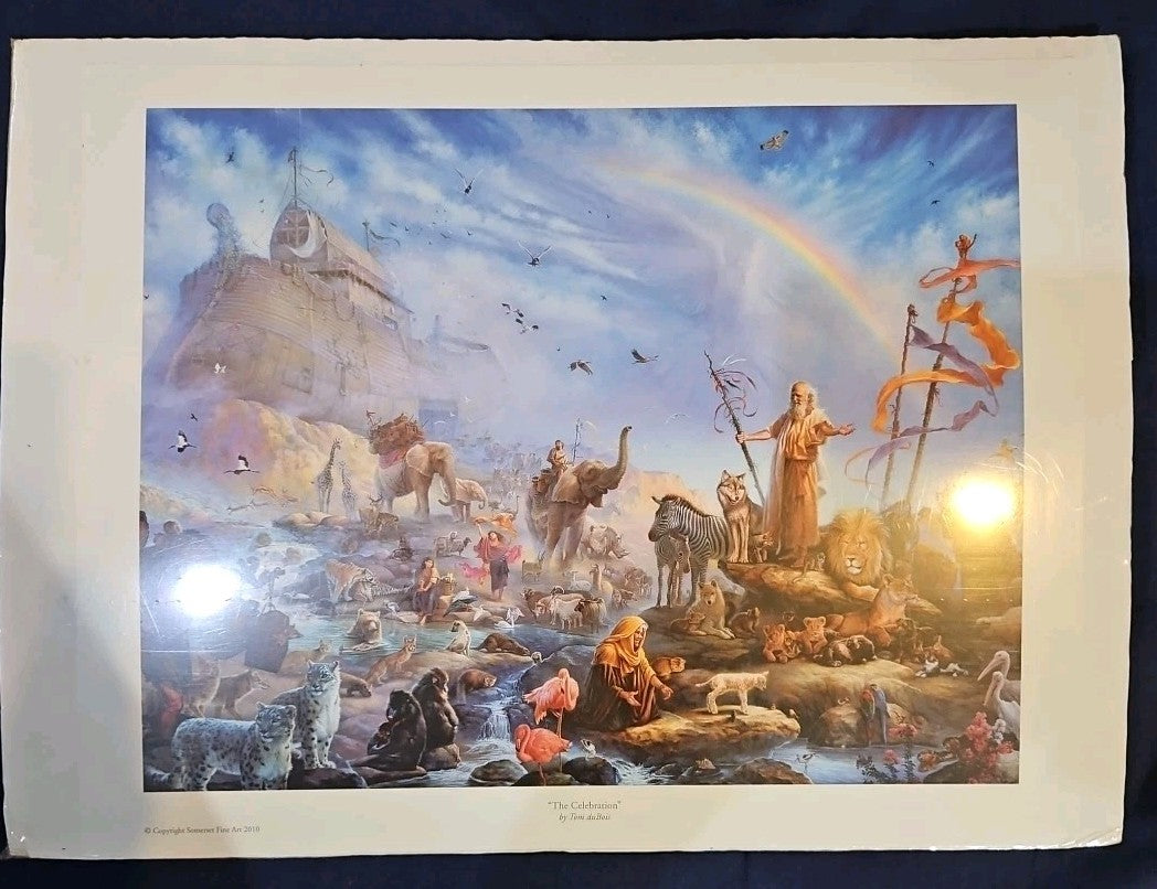 "The Celebration" By Tom duBois 11" X 14" Print. Sealed