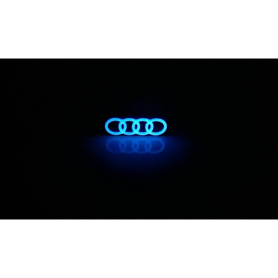 Fits Audi Tire Valve Cap / Shrader Stem Cap - Glows In The Dark! 5-Pack