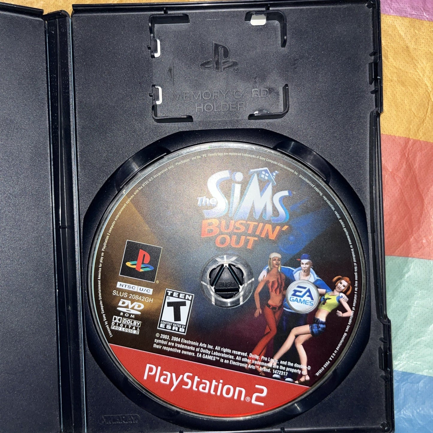 Sims Bustin Out (PS2) Tested.  No Manual. New Case.