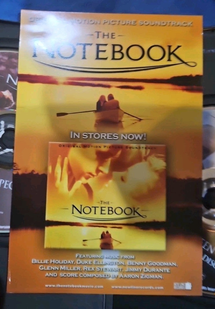 The Notebook (DVD, 2004) 2-Disc Set. Artwork Cropped. Slim Caze. Tested