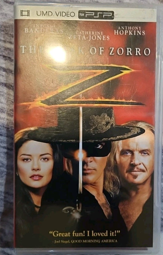 The Mask of Zorro (UMD-Movie, 2005) Tested