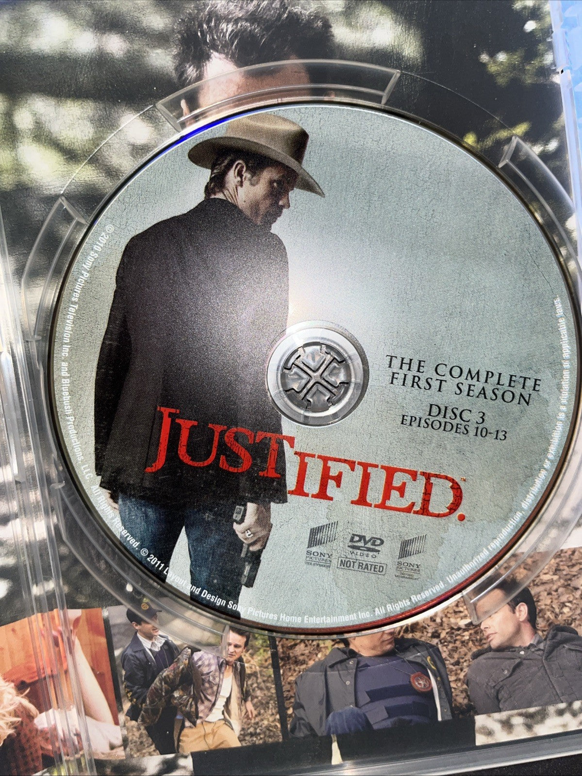 Justified: Season 1 Disc 3 ONLY.   (DVD, 2010). Missing All Discs Except Disc 3