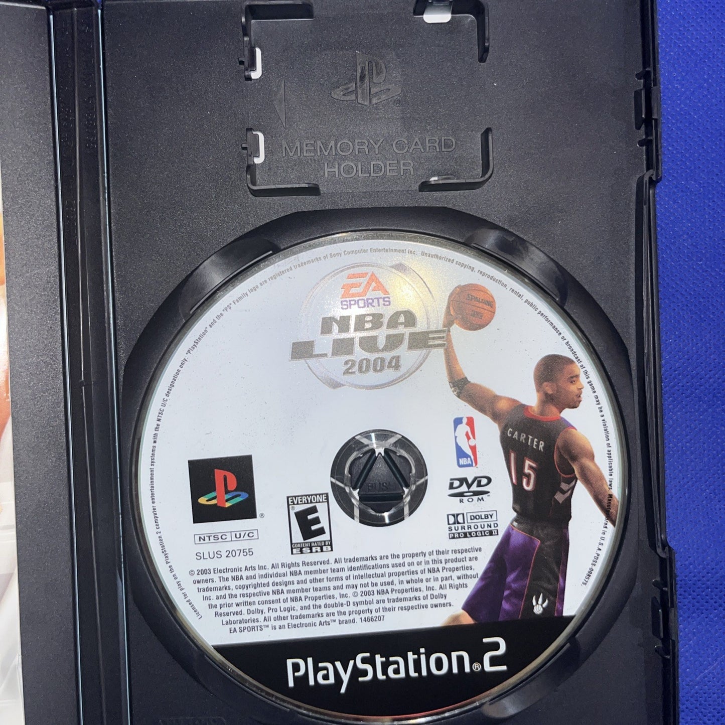 NBA Live 2004 (PS2) Original Case + Manual + Tested Disc