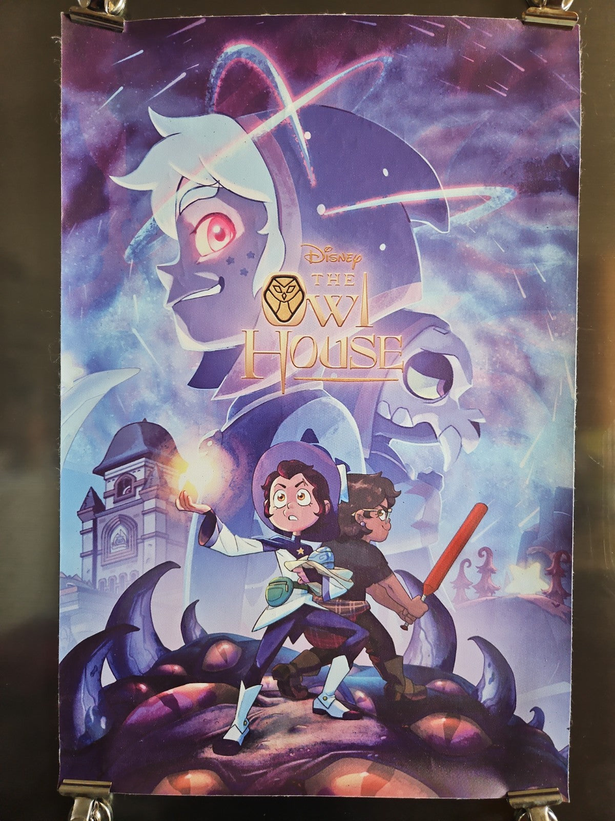 Disney The Owl House Canvas Wall Art Poster Luz Eda Amity 11.75 x 17.75