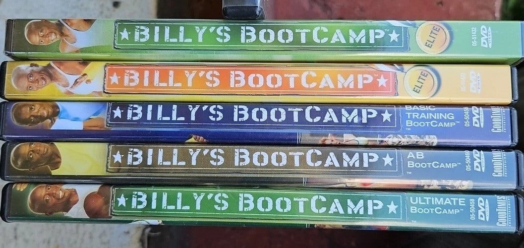 Billy Blanks - Billys Bootcamp Collection (DVD, 2005, 5-Disc Set) New Sealed