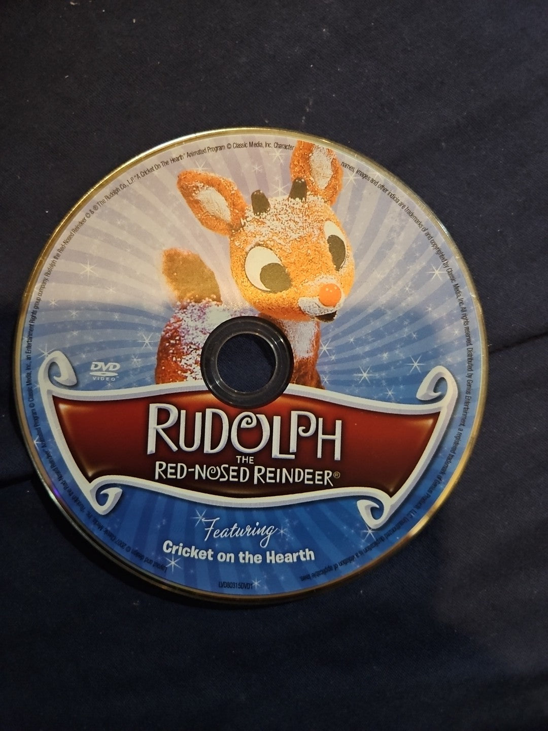 Rudolph the Red-Nosed Reindeer (DVD, 1964) Disc Only! Tested. No Scratches