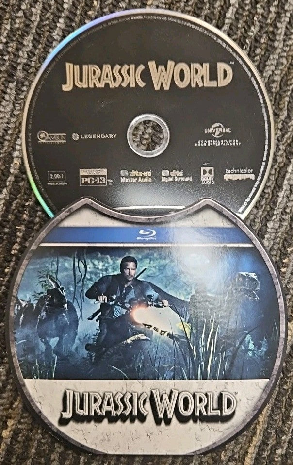 Jurasic World (Bluray / DVD) Tested. No Scratches