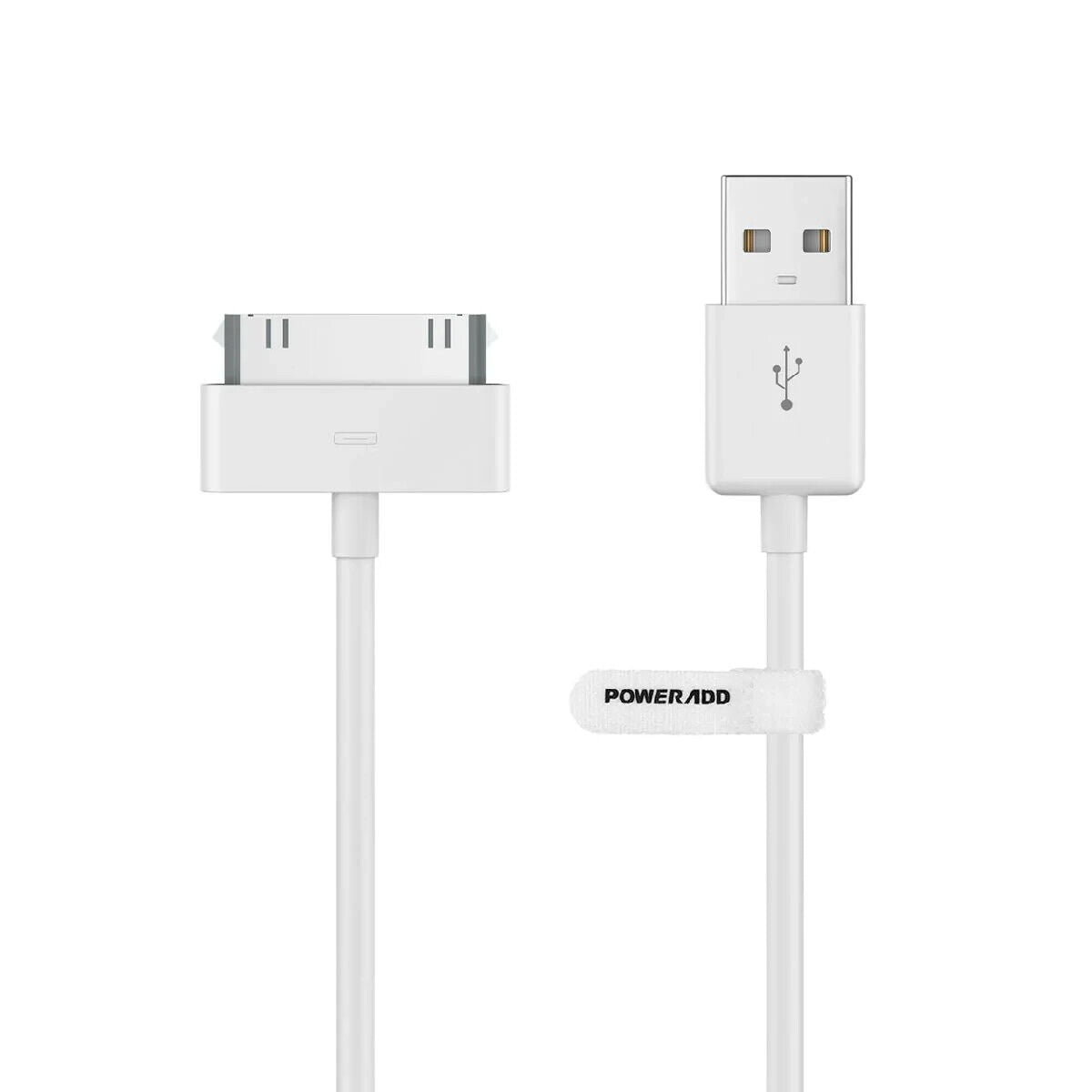 Power Add USB Sync Charge Cable for iPhone / iPad / iPod PO412W (Brand New)