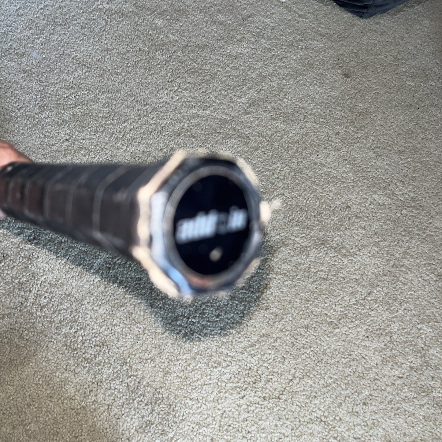 VIntage Jason Empire Add In Tennis Racket 4-3/8. W/Yamaha Vinyl Zipper Case