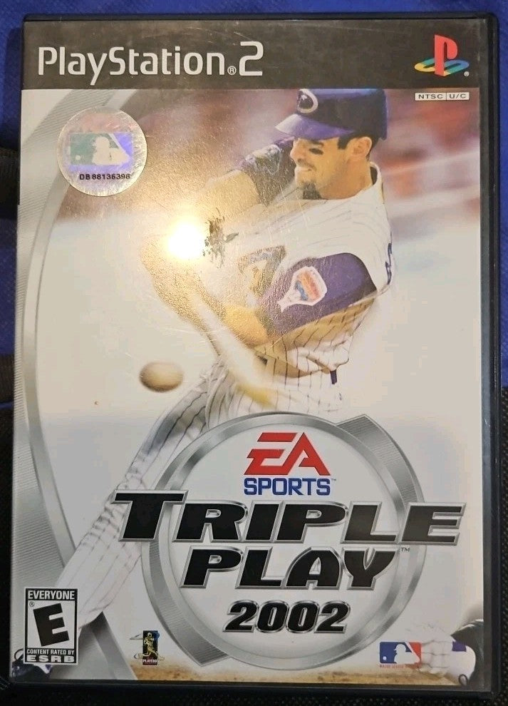 Triple Play 2002 (Sony PlayStation 2, 2002) Tested. Original Case. CIB