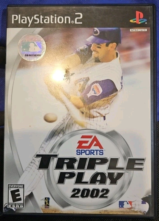 Triple Play 2002 (Sony PlayStation 2, 2002) Tested. Original Case. CIB