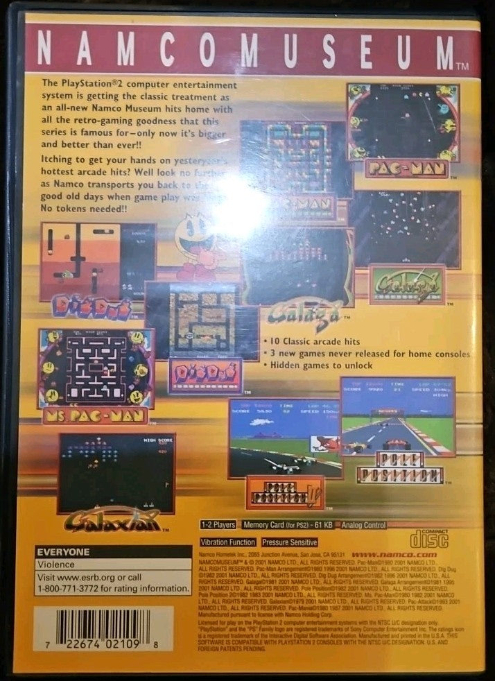 Museum - Sony PlayStation 2. No Game. Case + Artwork + Manual ONLY