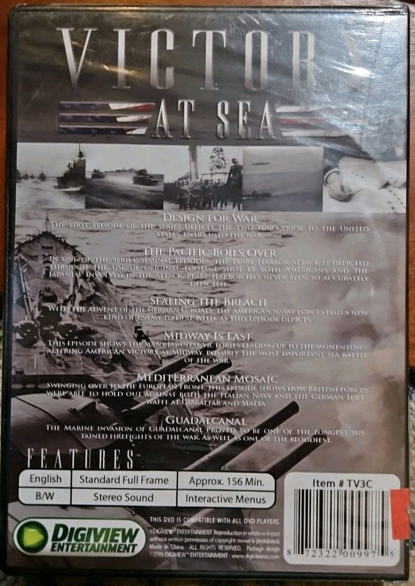 Victory At Sea: Volume 1 (DVD, 2005, Slimcase) NEW SEALED