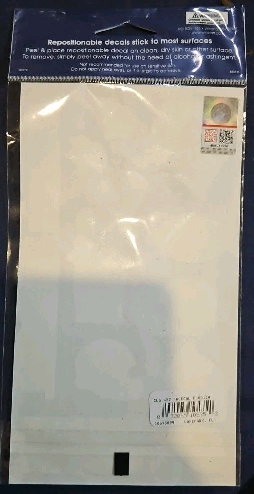 Wincraft Face 15 Decals Sheet