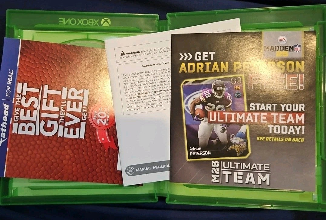 Madden NFL 25 - Xbox One. Tested. No Scratches. New Case. Resealed.