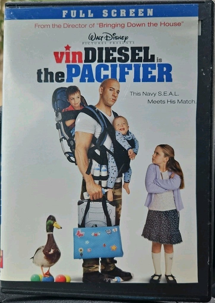 The Pacifier (DVD, 2005) Slim Case. Tested. Cropped Artwork
