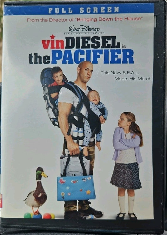 The Pacifier (DVD, 2005) Slim Case. Tested. Cropped Artwork