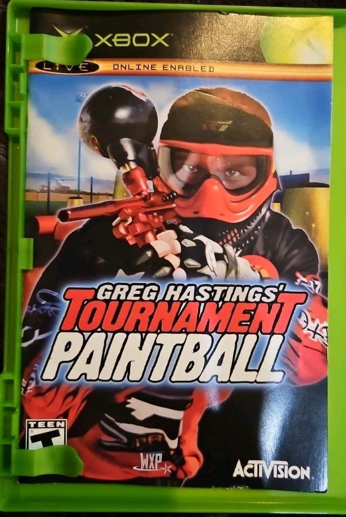 Greg Hastings' Tournament Paintball (Xbox) Tested. No Scratches. New Case