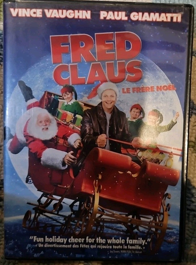 Fred Claus (DVD, 2008) Tested. New Case. Resealed
