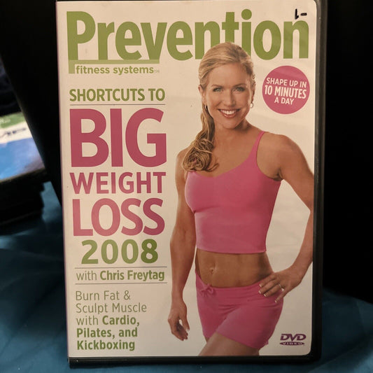 Shortcuts to Big Weight Loss 2008 Prevention Fitness, Brand New Sealed DVD 