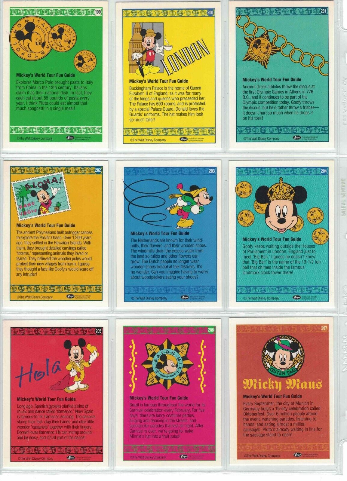 Disney Comics / Cards Drop Down